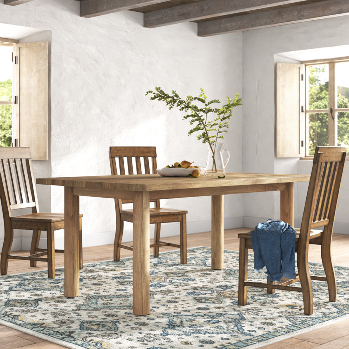 Birch Lane™ Tex Solid Wood Dining Table | Wayfair